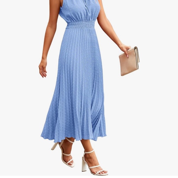 Blue cocktail dress - Picture 3 of 4